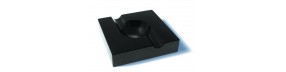 Cub-ar Jiraïr ashtray black obsidian